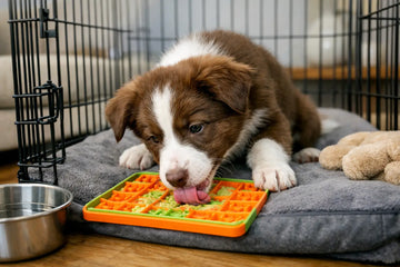 Does a Lick Mat Help Crate Training?
